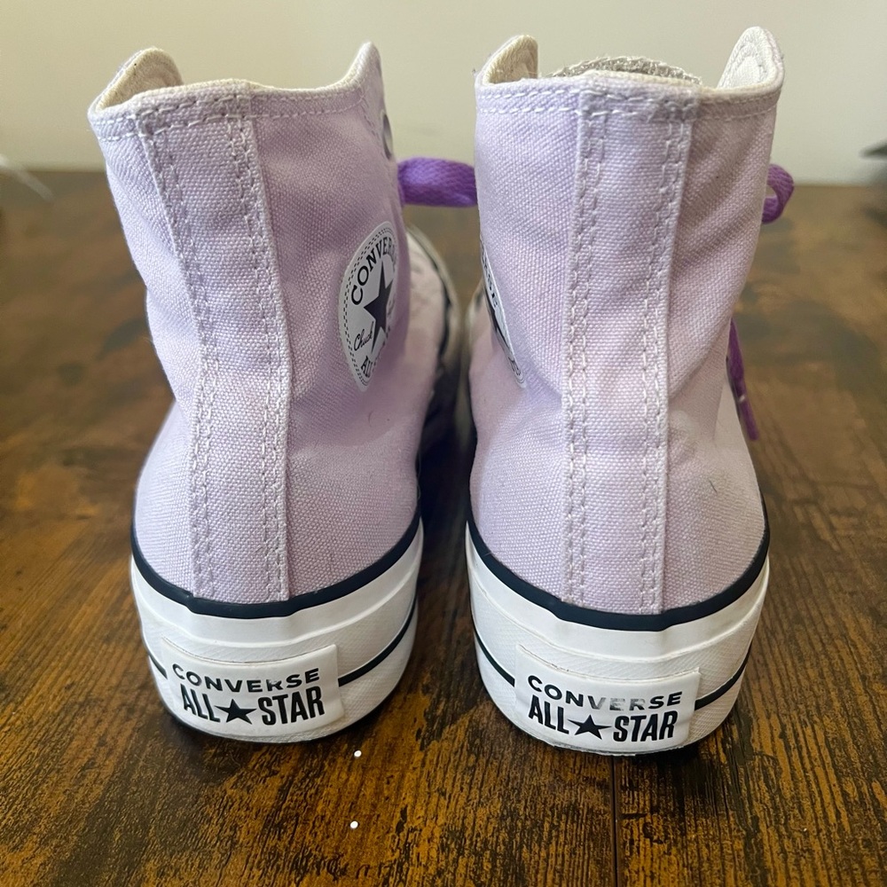 Converse Chuck Taylor All Star Lift Platform Sneakers Shoe SZ 6 Violet Purple - Picture 6 of 7